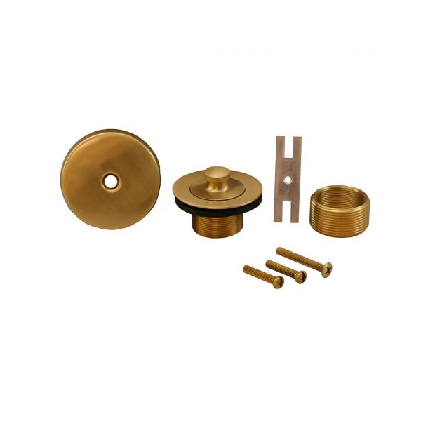 Brushed Bronze One-Hole Lift and Turn Conversion Kit